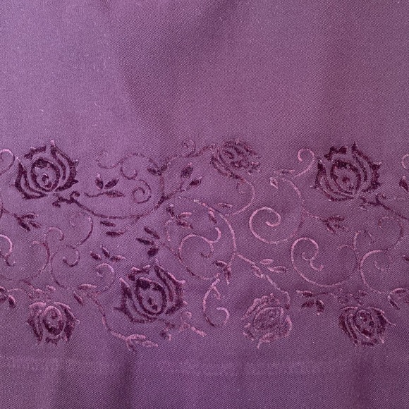 Vintage Rampage Plum Burgundy Bodycon Slip Dress Size 5 - Picture 6 of 12